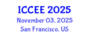 International Conference on Civil and Environmental Engineering (ICCEE) November 03, 2025 - San Francisco, United States