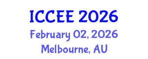 International Conference on Civil and Environmental Engineering (ICCEE) February 02, 2026 - Melbourne, Australia