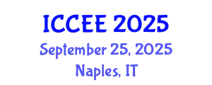 International Conference on Civil and Environmental Engineering (ICCEE) September 25, 2025 - Naples, Italy
