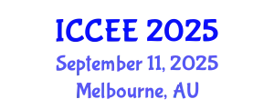 International Conference on Civil and Environmental Engineering (ICCEE) September 11, 2025 - Melbourne, Australia
