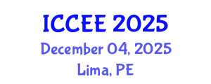 International Conference on Civil and Environmental Engineering (ICCEE) December 04, 2025 - Lima, Peru