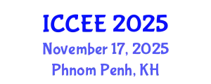 International Conference on Civil and Environmental Engineering (ICCEE) November 17, 2025 - Phnom Penh, Cambodia
