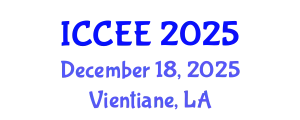 International Conference on Civil and Environmental Engineering (ICCEE) December 18, 2025 - Vientiane, Laos