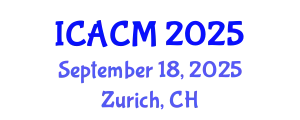 International Conference on Arts and Cultural Management (ICACM) September 18, 2025 - Zurich, Switzerland