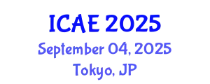 International Conference on Architectural Engineering and Designing (ICAE) September 04, 2025 - Tokyo, Japan