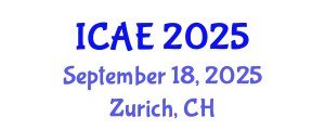 International Conference on Architectural Engineering and Designing (ICAE) September 18, 2025 - Zurich, Switzerland