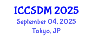 International Conference on Computer Science and Data Mining (ICCSDM) September 04, 2025 - Tokyo, Japan