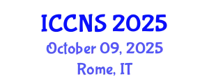 International Conference on Cryptography and Network Security (ICCNS) October 09, 2025 - Rome, Italy