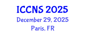 International Conference on Cryptography and Network Security (ICCNS) December 29, 2025 - Paris, France