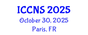 International Conference on Cryptography and Network Security (ICCNS) October 30, 2025 - Paris, France