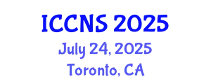 International Conference on Cryptography and Network Security (ICCNS) July 24, 2025 - Toronto, Canada