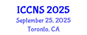 International Conference on Cryptography and Network Security (ICCNS) September 25, 2025 - Toronto, Canada
