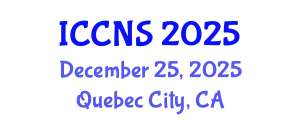 International Conference on Cryptography and Network Security (ICCNS) December 25, 2025 - Quebec City, Canada