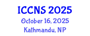 International Conference on Cryptography and Network Security (ICCNS) October 16, 2025 - Kathmandu, Nepal