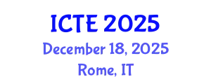 International Conference on Textile Engineering (ICTE) December 18, 2025 - Rome, Italy