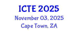 International Conference on Textile Engineering (ICTE) November 03, 2025 - Cape Town, South Africa
