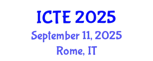 International Conference on Textile Engineering (ICTE) September 11, 2025 - Rome, Italy