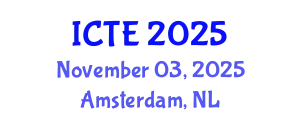 International Conference on Textile Engineering (ICTE) November 03, 2025 - Amsterdam, Netherlands