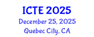 International Conference on Textile Engineering (ICTE) December 25, 2025 - Quebec City, Canada