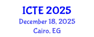 International Conference on Textile Engineering (ICTE) December 18, 2025 - Cairo, Egypt
