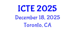International Conference on Textile Engineering (ICTE) December 18, 2025 - Toronto, Canada