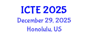 International Conference on Textile Engineering (ICTE) December 29, 2025 - Honolulu, United States