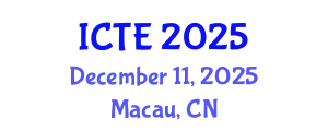 International Conference on Textile Engineering (ICTE) December 11, 2025 - Macau, China
