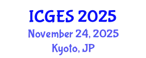 International Conference on Geology and Earth Systems (ICGES) November 24, 2025 - Kyoto, Japan