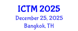 International Conference on Transport Management (ICTM) December 25, 2025 - Bangkok, Thailand