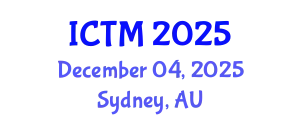 International Conference on Transport Management (ICTM) December 04, 2025 - Sydney, Australia
