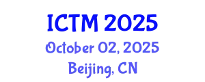 International Conference on Transport Management (ICTM) October 02, 2025 - Beijing, China