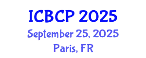 International Conference on Biological and Chemical Processes (ICBCP) September 25, 2025 - Paris, France