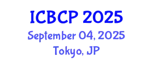 International Conference on Biological and Chemical Processes (ICBCP) September 04, 2025 - Tokyo, Japan