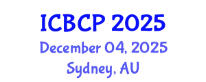 International Conference on Biological and Chemical Processes (ICBCP) December 04, 2025 - Sydney, Australia
