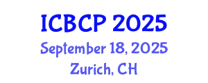 International Conference on Biological and Chemical Processes (ICBCP) September 18, 2025 - Zurich, Switzerland