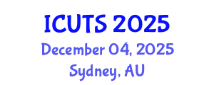 International Conference on Urban Transportation Systems (ICUTS) December 04, 2025 - Sydney, Australia