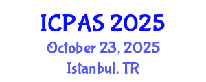 International Conference on Physics and Astronomical Sciences (ICPAS) October 23, 2025 - Istanbul, Turkey