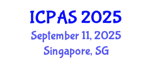 International Conference on Physics and Astronomical Sciences (ICPAS) September 11, 2025 - Singapore, Singapore