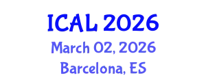 International Conference on Arts and Literature (ICAL) March 02, 2026 - Barcelona, Spain