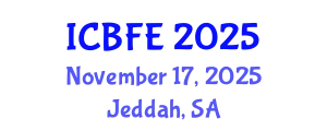 International Conference on Business, Finance and Economics (ICBFE) November 17, 2025 - Jeddah, Saudi Arabia