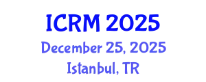 International Conference on Robotics and Mechatronics (ICRM) December 25, 2025 - Istanbul, Turkey