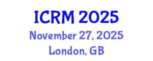 International Conference on Robotics and Mechatronics (ICRM) November 27, 2025 - London, United Kingdom