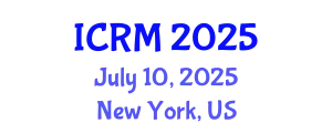 International Conference on Robotics and Mechatronics (ICRM) July 10, 2025 - New York, United States