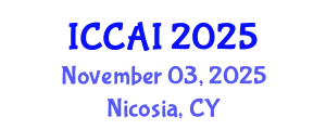 International Conference on Computing and Artificial Intelligence (ICCAI) November 03, 2025 - Nicosia, Cyprus