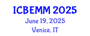 International Conference on Business, Economics, Marketing and Management (ICBEMM) June 19, 2025 - Venice, Italy