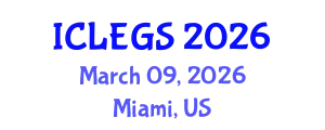 International Conference on e-Learning, e-education and e-Government Systems (ICLEGS) March 09, 2026 - Miami, United States