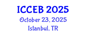 International Conference on Climate, Environment and Biosciences (ICCEB) October 23, 2025 - Istanbul, Turkey