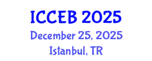 International Conference on Climate, Environment and Biosciences (ICCEB) December 25, 2025 - Istanbul, Turkey