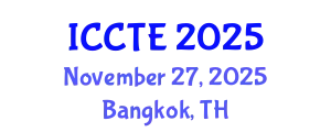 International Conference on Civil and Transport Engineering (ICCTE) November 27, 2025 - Bangkok, Thailand