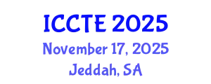 International Conference on Civil and Transport Engineering (ICCTE) November 17, 2025 - Jeddah, Saudi Arabia